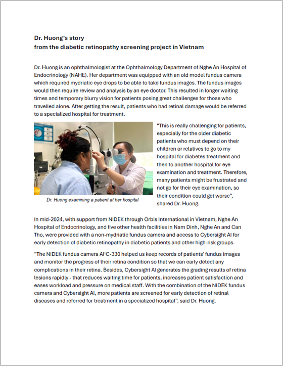 Cámara Automática de Fondo de Ojo No Midriática AFC-330