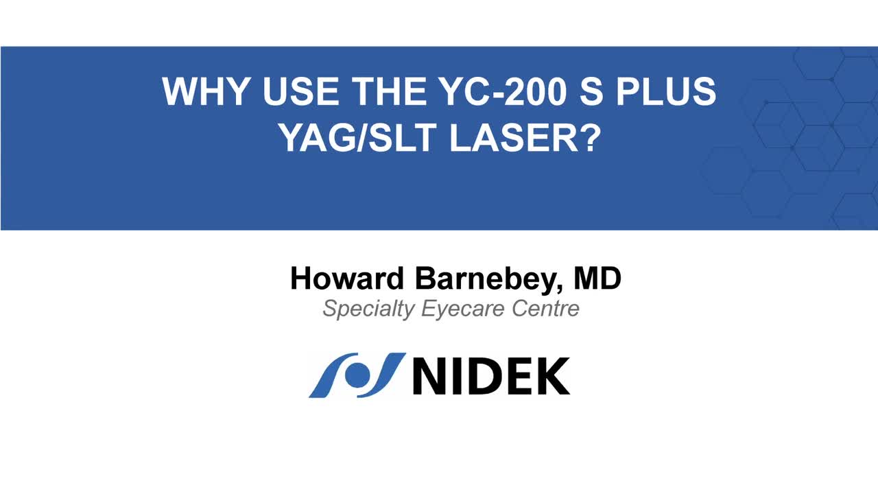 Por que eu uso o laser YAG/SLT YC-200 S plus